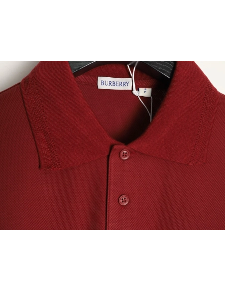Burberry War Horse Plaid Access Control Short-Sleeve Polo Shirt,Burberry