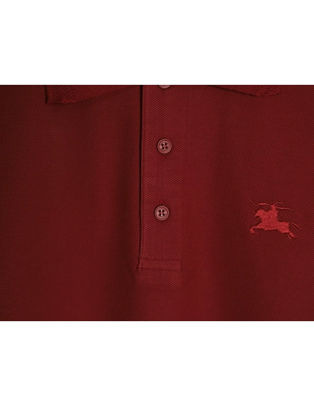 Burberry War Horse Plaid Access Control Short-Sleeve Polo Shirt,Burberry