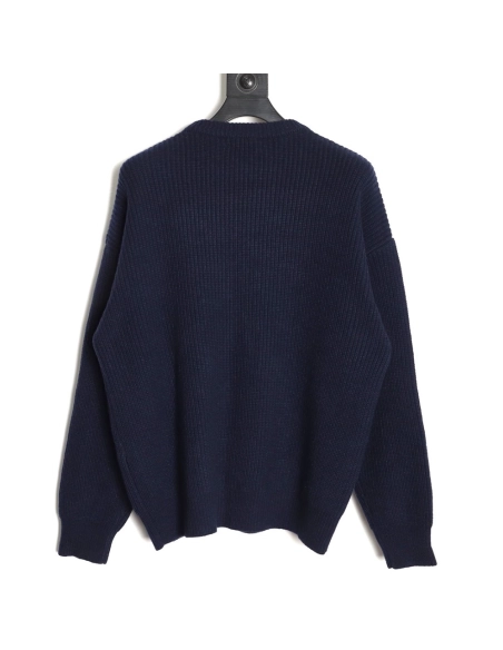 Celine Embroidered Letter Crew Neck Sweater,Celine