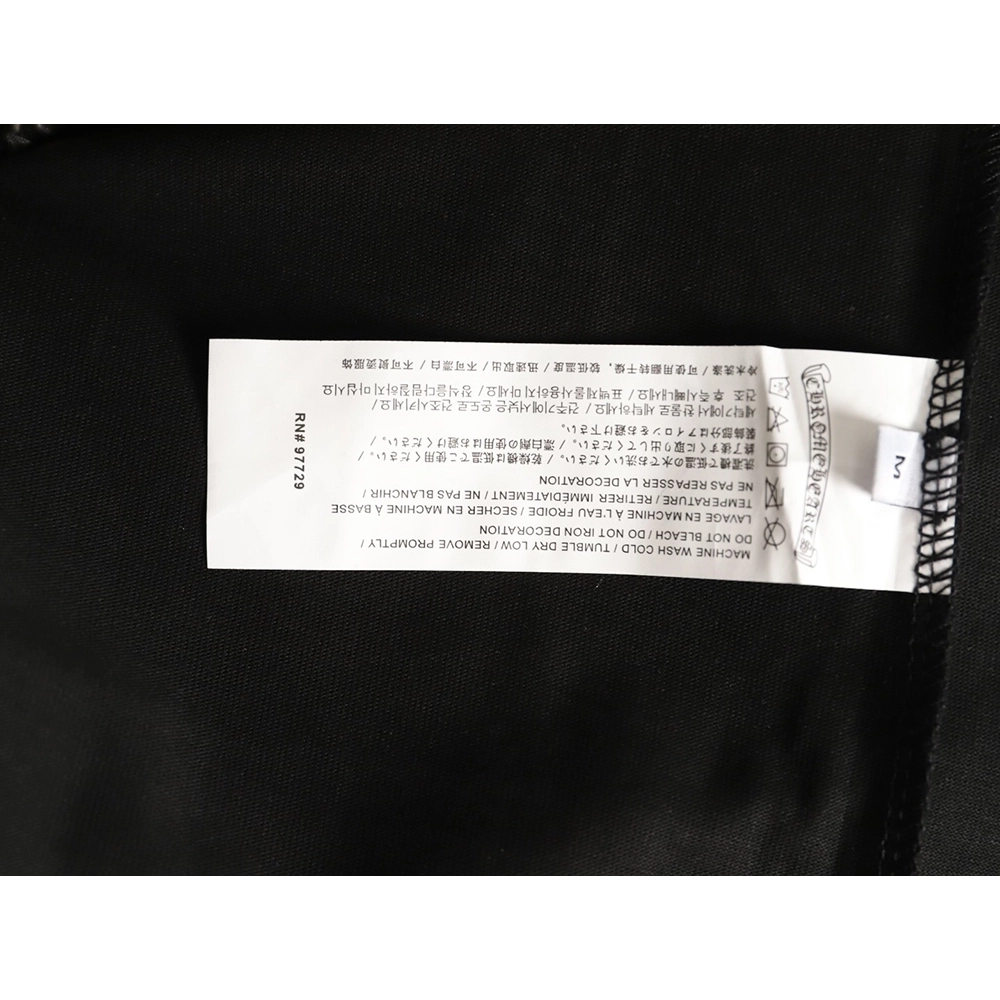 Chrome Hearts Appliqu¨¦ Embroidered Letter Hardware Cross Short-Sleeve T-Shirt TSK1,Chrome Hearts