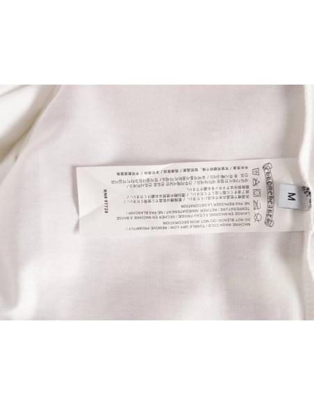 Chrome Hearts Appliqu¨¦ Embroidered Letter Hardware Cross Short-Sleeve T-Shirt,Chrome Hearts