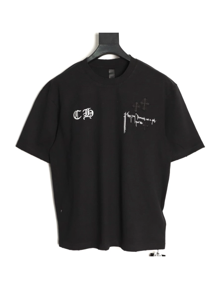 Chrome Hearts Back Patch Short-Sleeve T-Shirt TSK1,Chrome Hearts