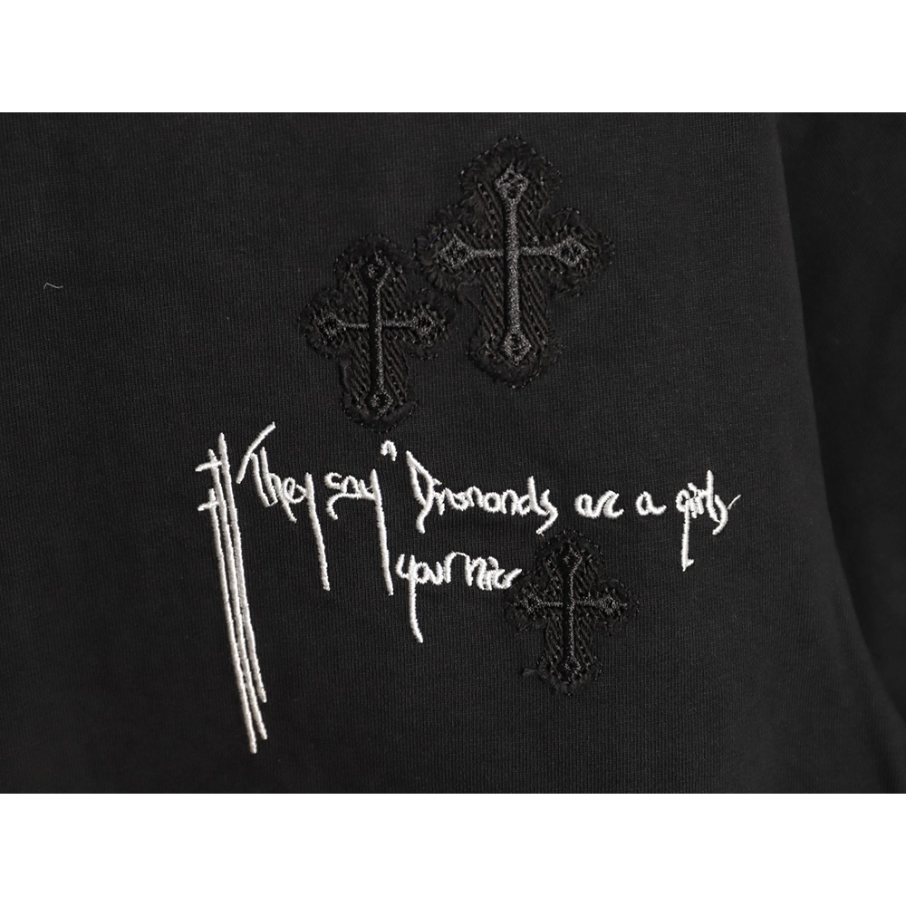 Chrome Hearts Back Patch Short-Sleeve T-Shirt TSK1,Chrome Hearts