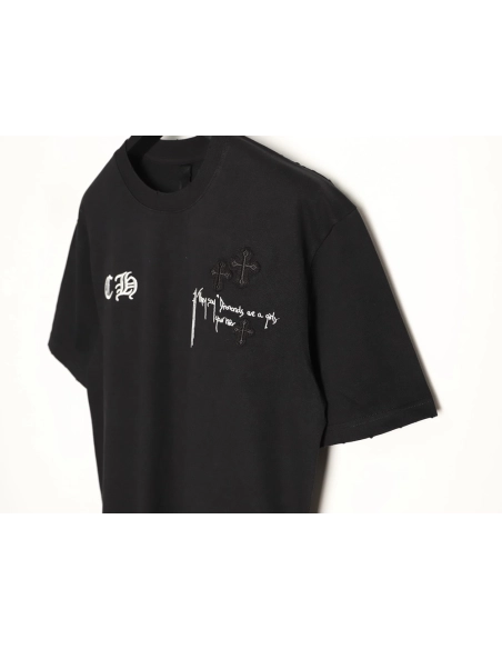 Chrome Hearts Back Patch Short-Sleeve T-Shirt TSK1,Chrome Hearts