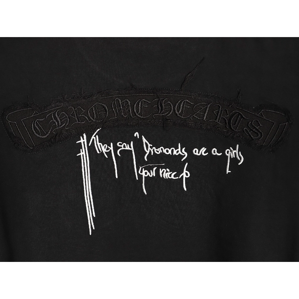 Chrome Hearts Back Patch Short-Sleeve T-Shirt TSK1,Chrome Hearts