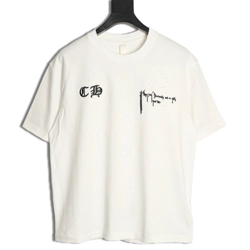 Chrome Hearts Back Patch Short-Sleeve T-Shirt,Chrome Hearts