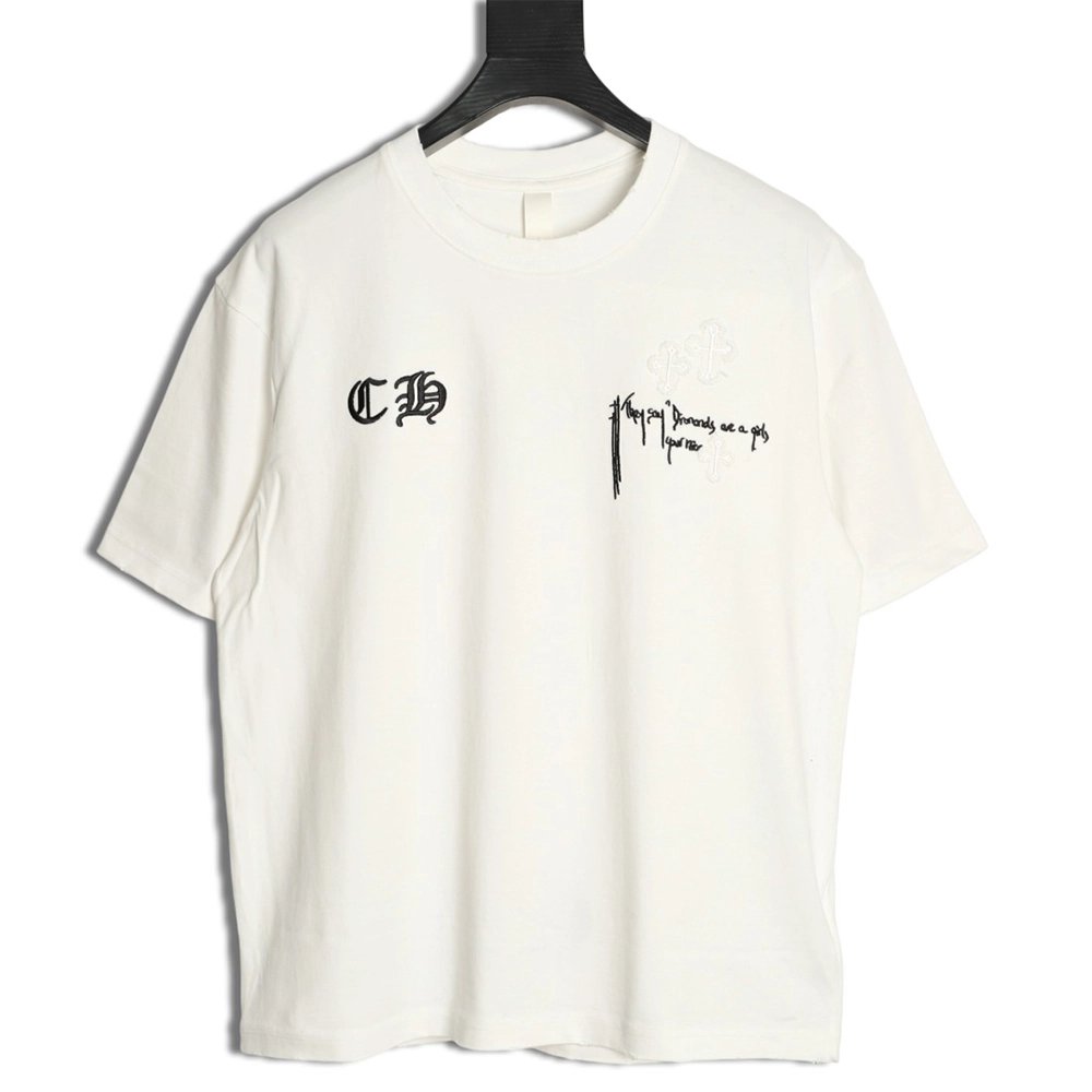 Chrome Hearts Back Patch Short-Sleeve T-Shirt,Chrome Hearts
