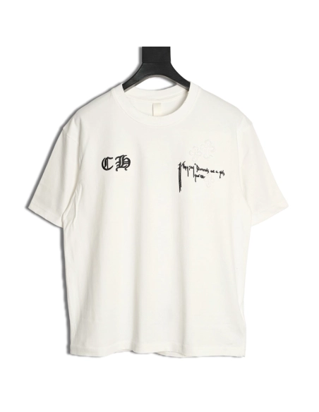 Chrome Hearts Back Patch Short-Sleeve T-Shirt,Chrome Hearts