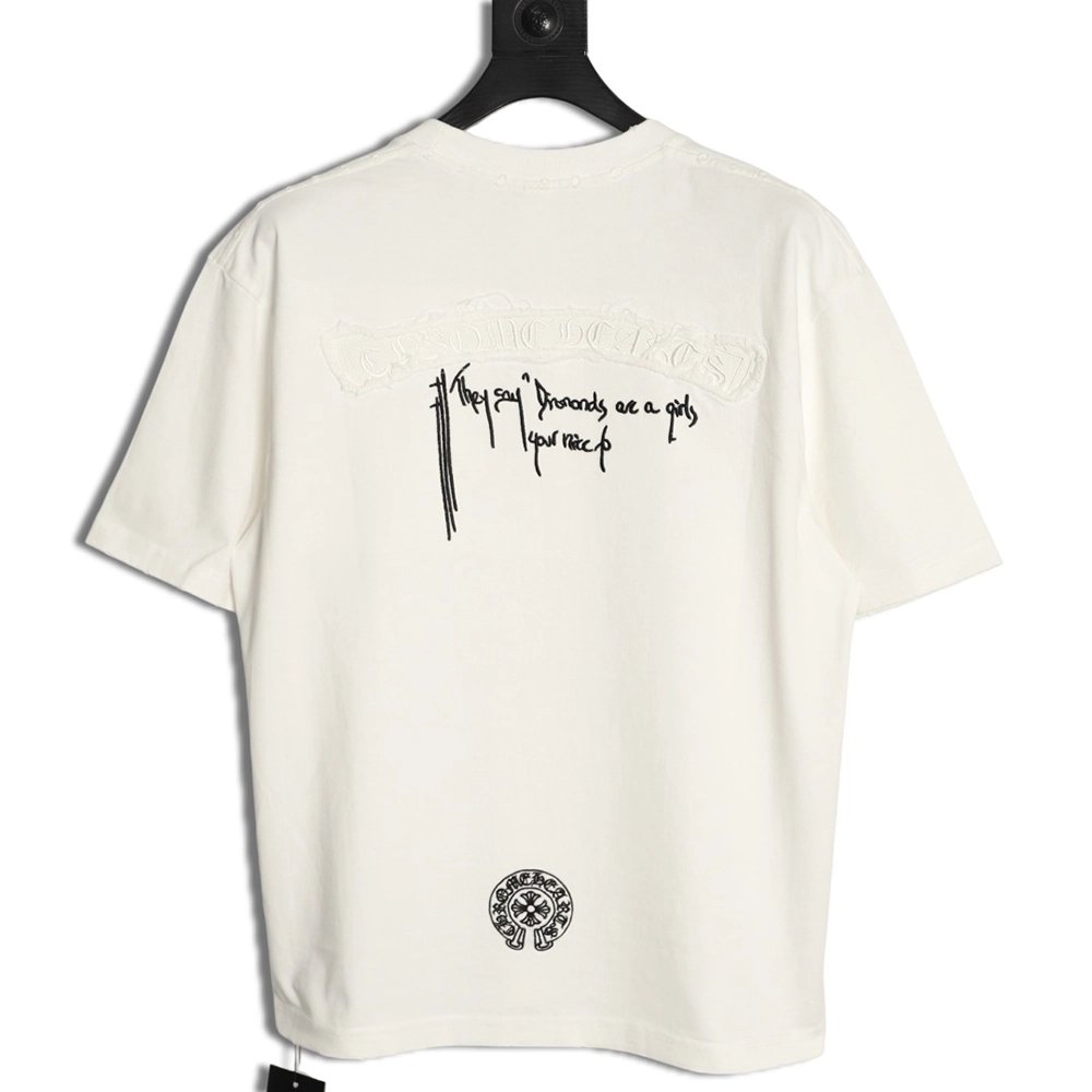 Chrome Hearts Back Patch Short-Sleeve T-Shirt,Chrome Hearts