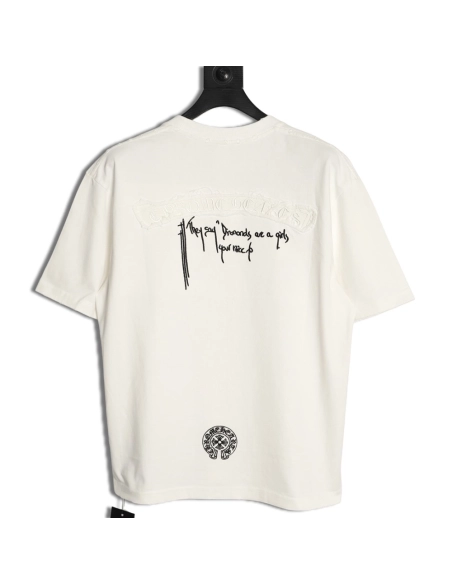 Chrome Hearts Back Patch Short-Sleeve T-Shirt,Chrome Hearts