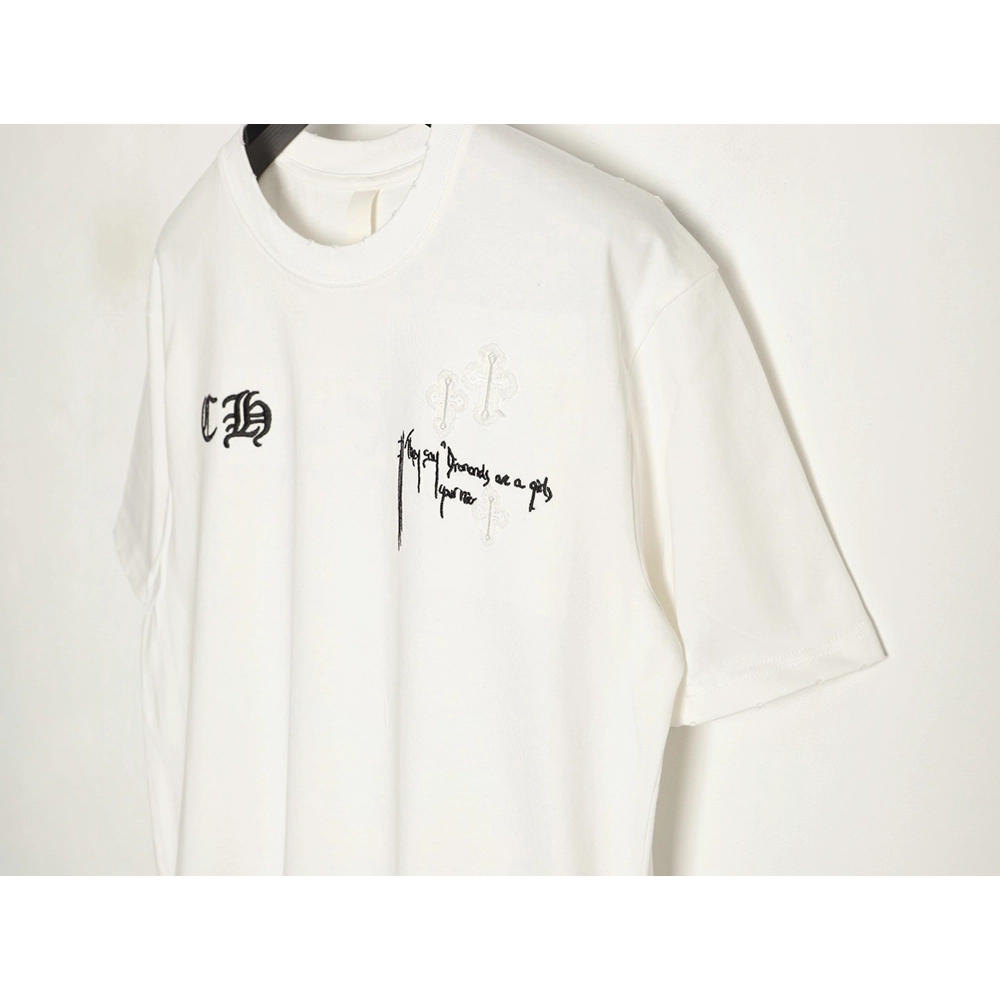 Chrome Hearts Back Patch Short-Sleeve T-Shirt,Chrome Hearts
