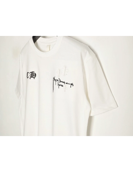 Chrome Hearts Back Patch Short-Sleeve T-Shirt,Chrome Hearts