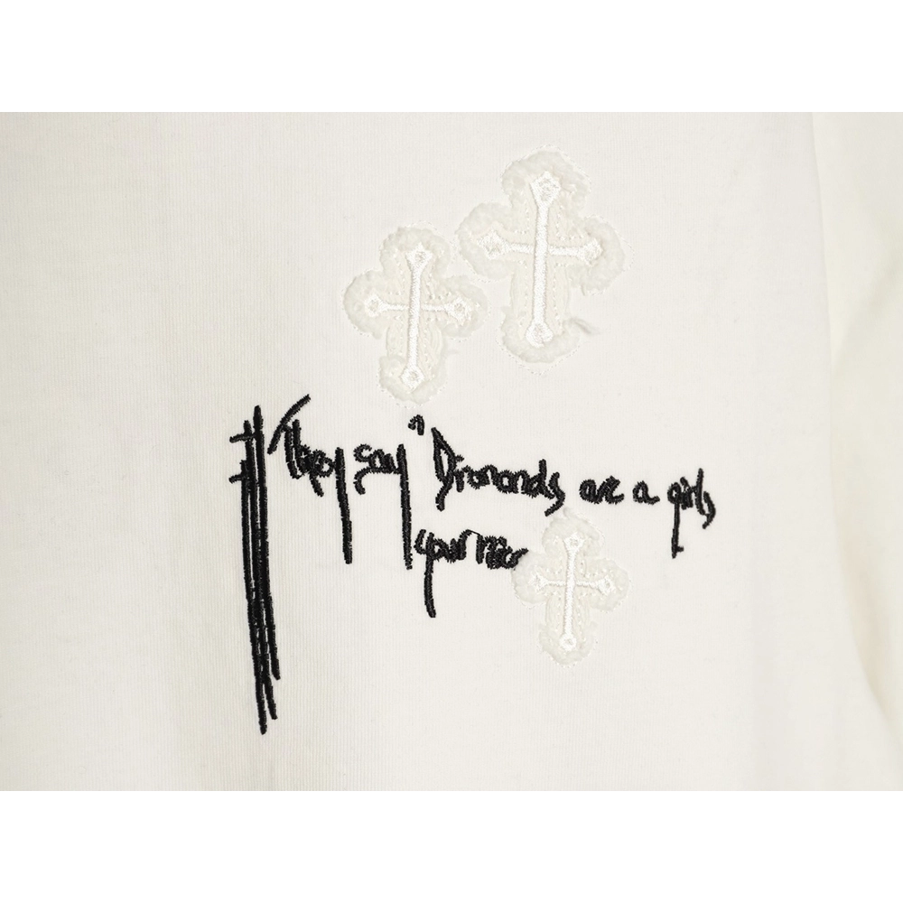 Chrome Hearts Back Patch Short-Sleeve T-Shirt,Chrome Hearts