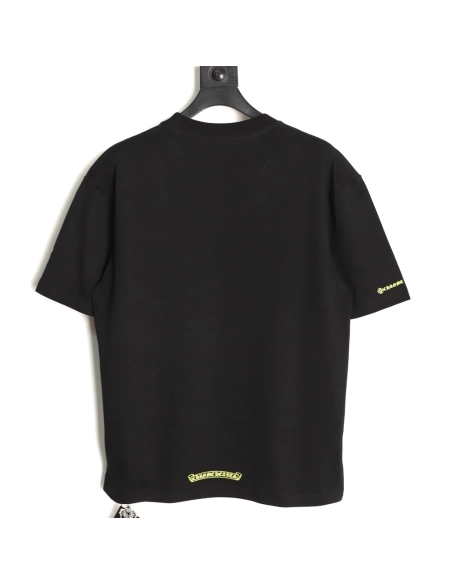 Chrome Hearts Pink Graffiti Print Short-Sleeve T-Shirt TSK1,Chrome Hearts