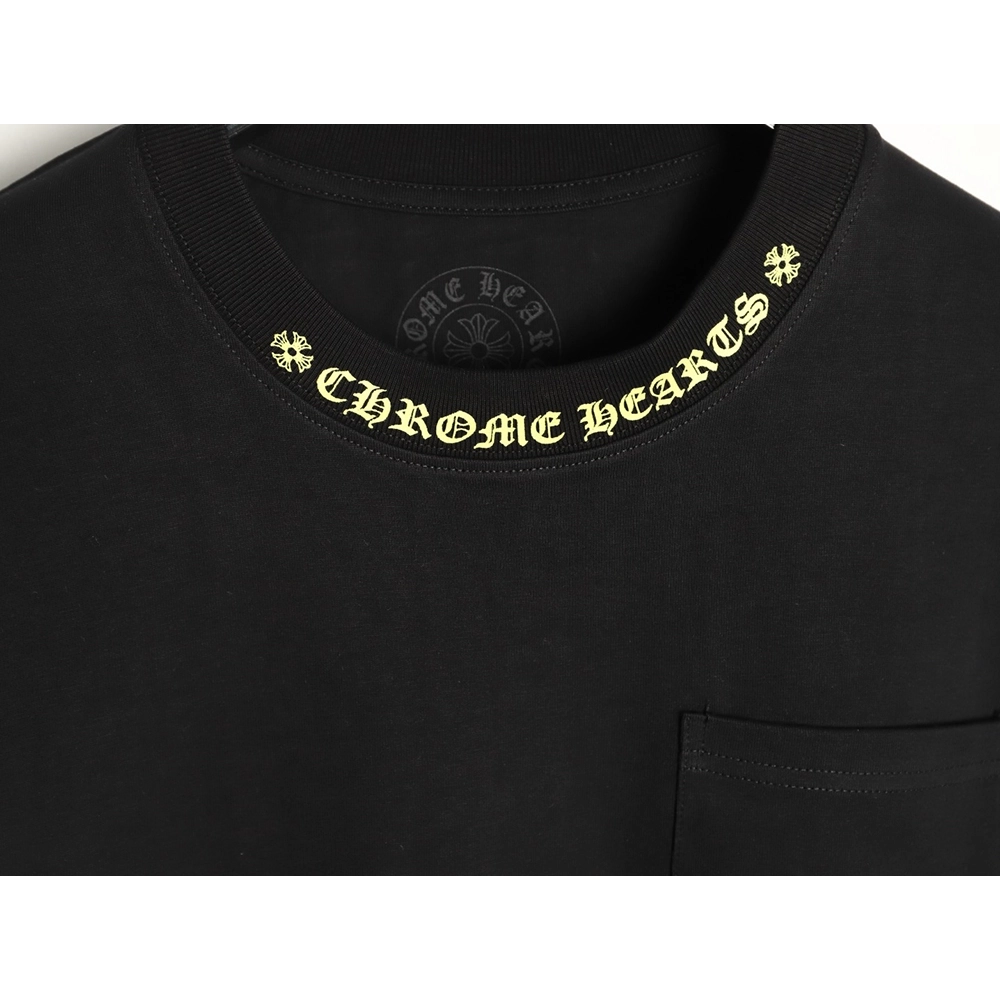 Chrome Hearts Pink Graffiti Print Short-Sleeve T-Shirt TSK1,Chrome Hearts