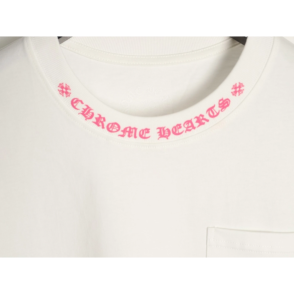 Chrome Hearts Pink Graffiti Print Short-Sleeve T-Shirt,Chrome Hearts