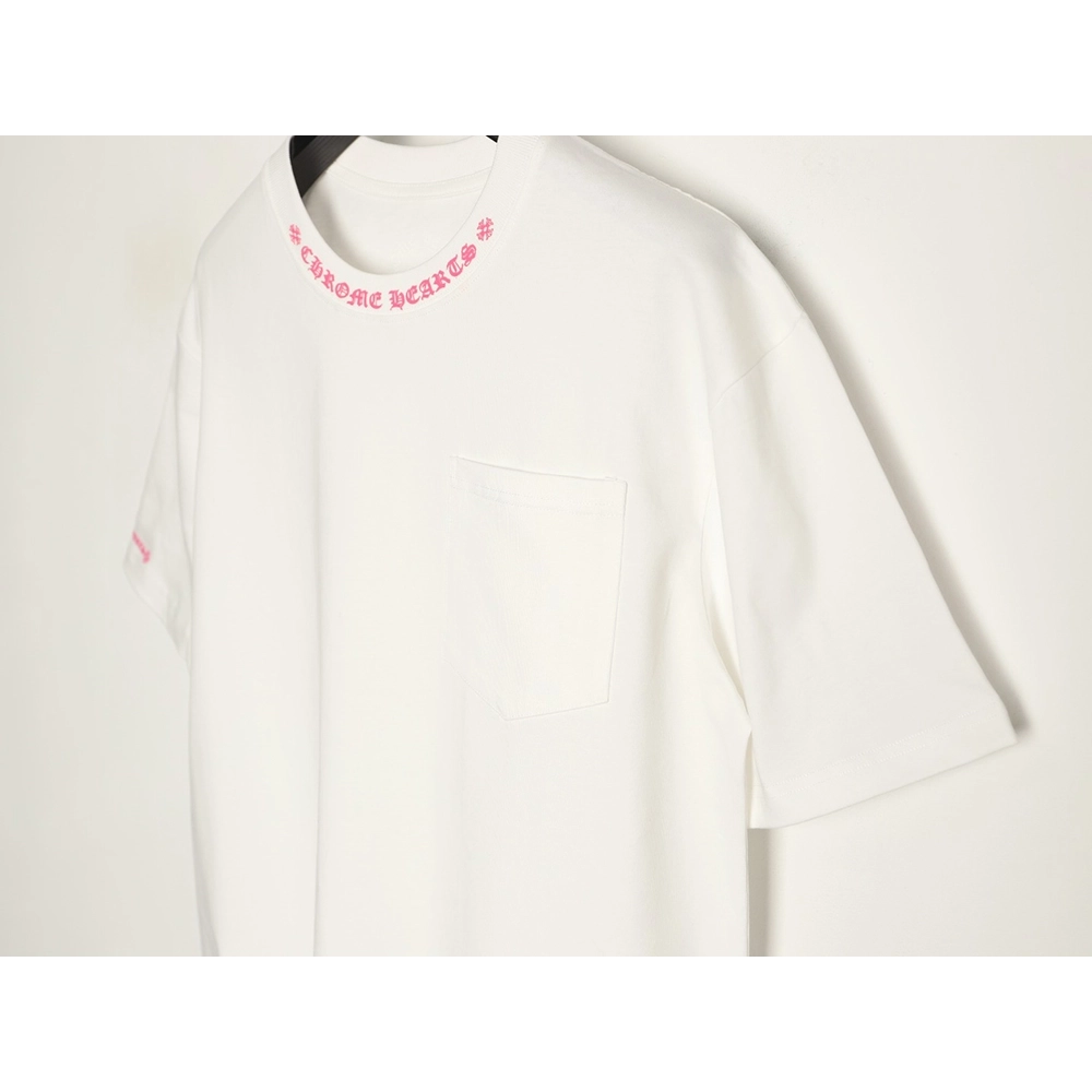 Chrome Hearts Pink Graffiti Print Short-Sleeve T-Shirt,Chrome Hearts