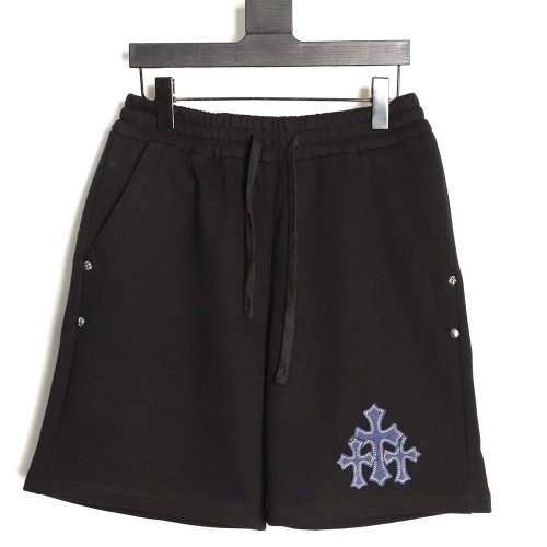 Chrome Hearts Cross Appliqu¨¦ Embroidered Shorts TSK1,Chrome Hearts