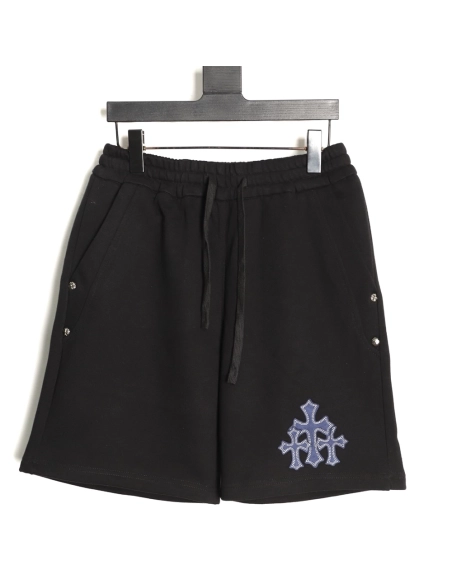 Chrome Hearts Cross Appliqu¨¦ Embroidered Shorts TSK1,Chrome Hearts