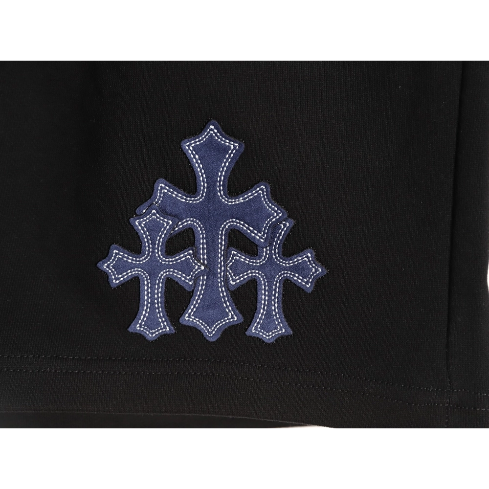 Chrome Hearts Cross Appliqu¨¦ Embroidered Shorts TSK1,Chrome Hearts