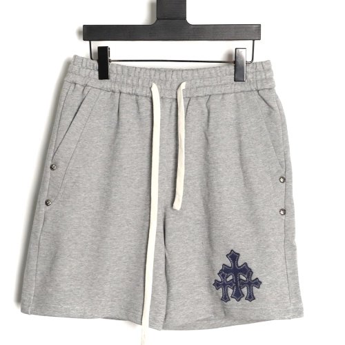 Chrome Hearts Cross Appliqu¨¦ Embroidered Shorts,Chrome Hearts