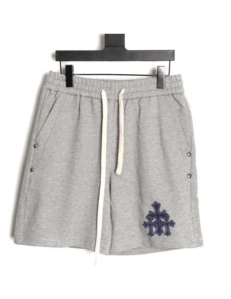 Chrome Hearts Cross Appliqu¨¦ Embroidered Shorts,Chrome Hearts