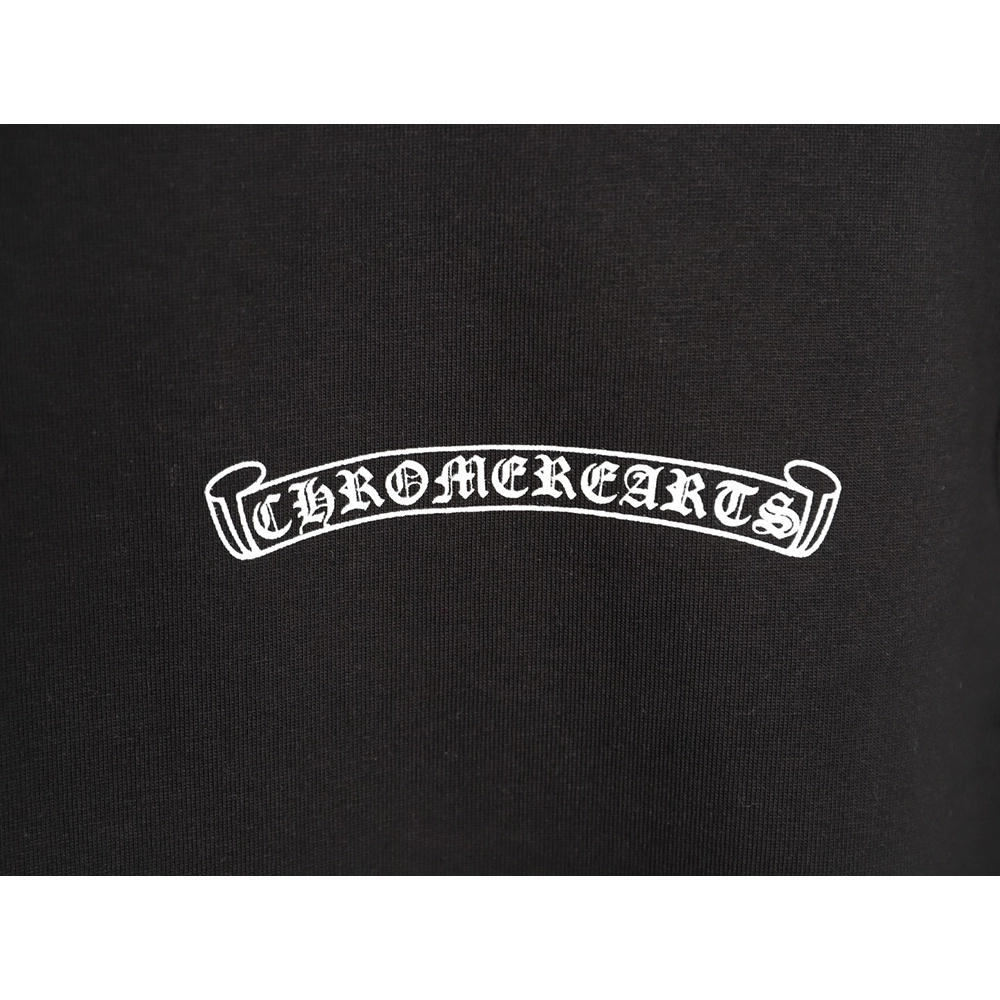 Chrome Hearts "Big Tongue" Print Short-Sleeve T-Shirt TSK1,Chrome Hearts
