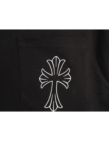 Chrome Hearts Sketch Cross Print Short-Sleeve T-Shirt TSK1,Chrome Hearts