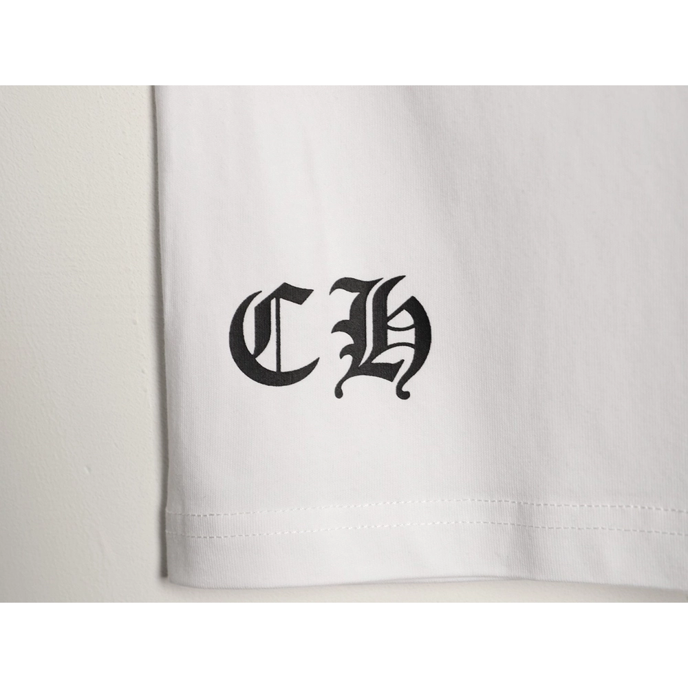Chrome Hearts Sketch Cross Print Short-Sleeve T-Shirt,Chrome Hearts