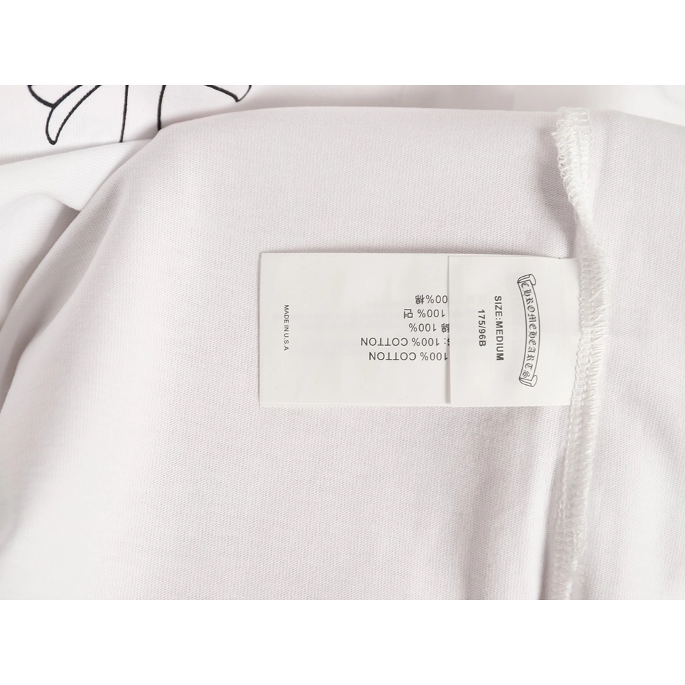 Chrome Hearts Sketch Cross Print Short-Sleeve T-Shirt,Chrome Hearts