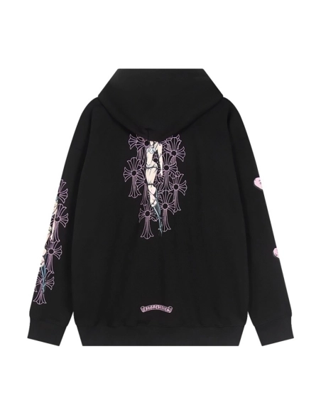 Chrome Hearts Deadly Doll Zip-Up Hoodie,Chrome Hearts