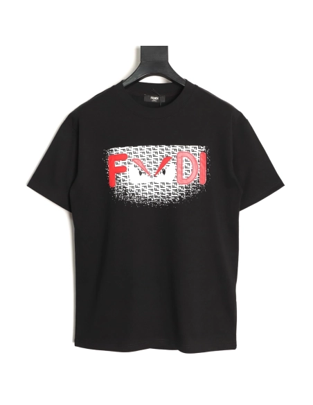 Fendi monster eye letter short-sleeved T-shirt TSK1,Fendi