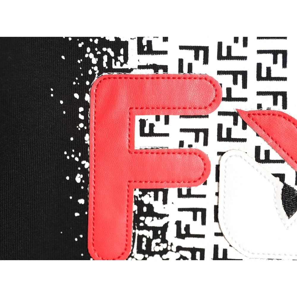 Fendi monster eye letter short-sleeved T-shirt TSK1,Fendi