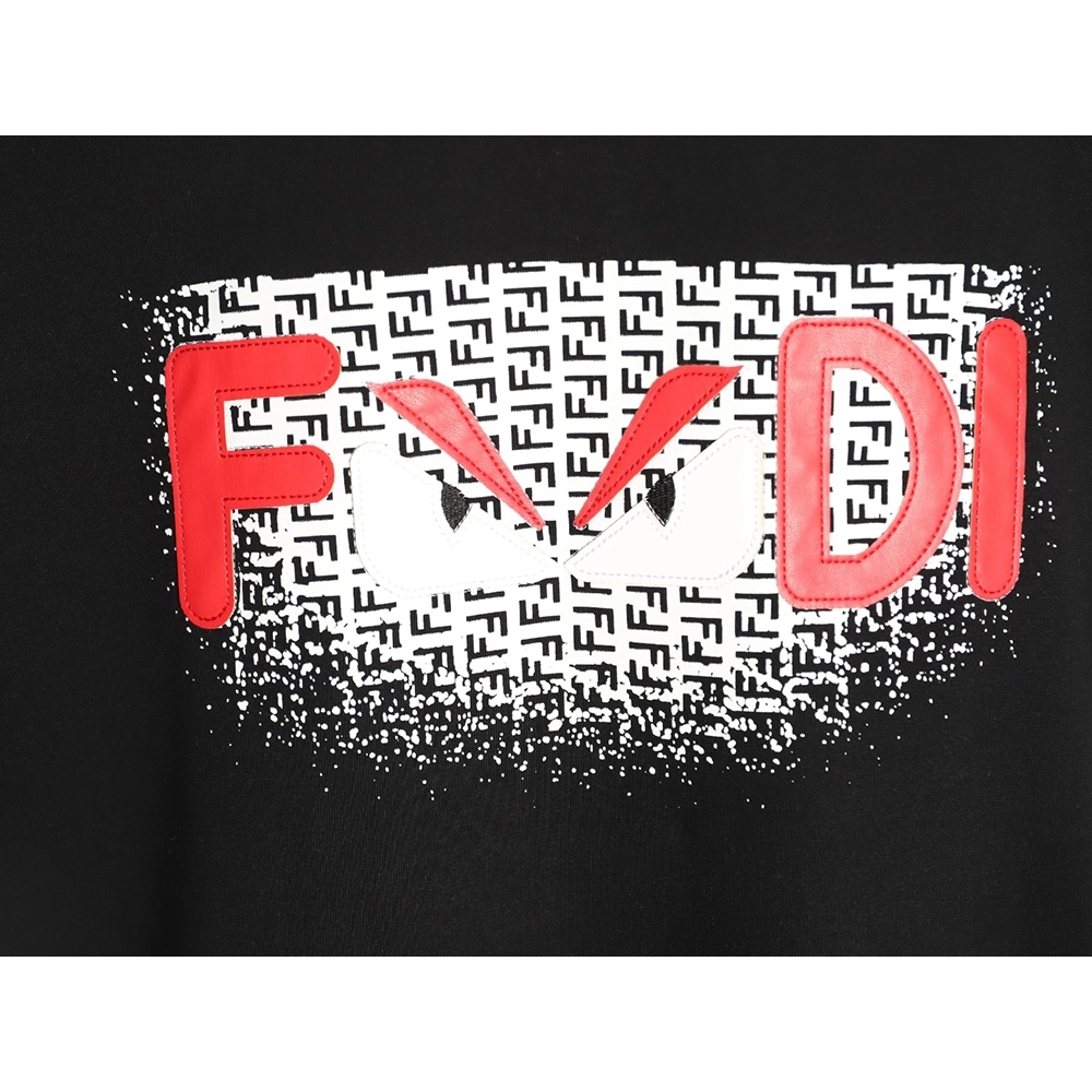 Fendi monster eye letter short-sleeved T-shirt TSK1,Fendi