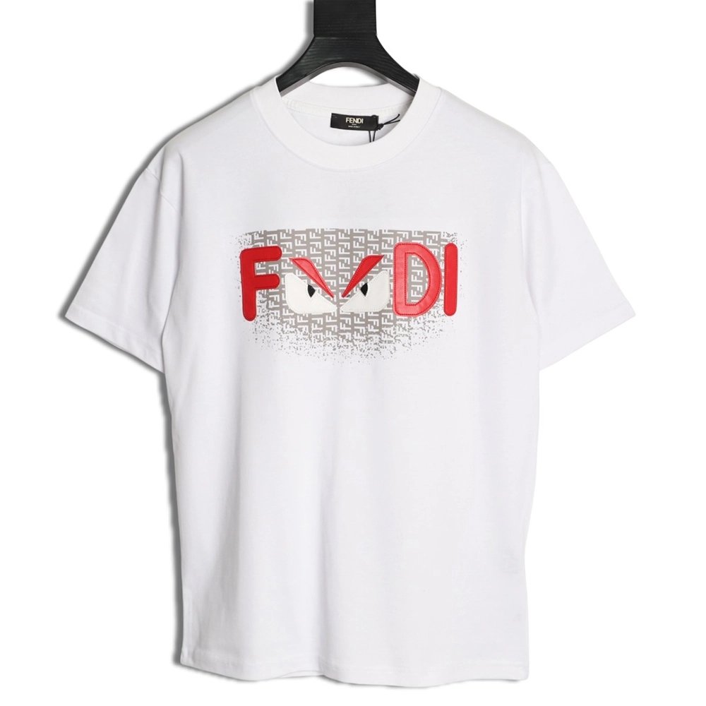 Fendi monster eye letter short-sleeved T-shirt,Fendi