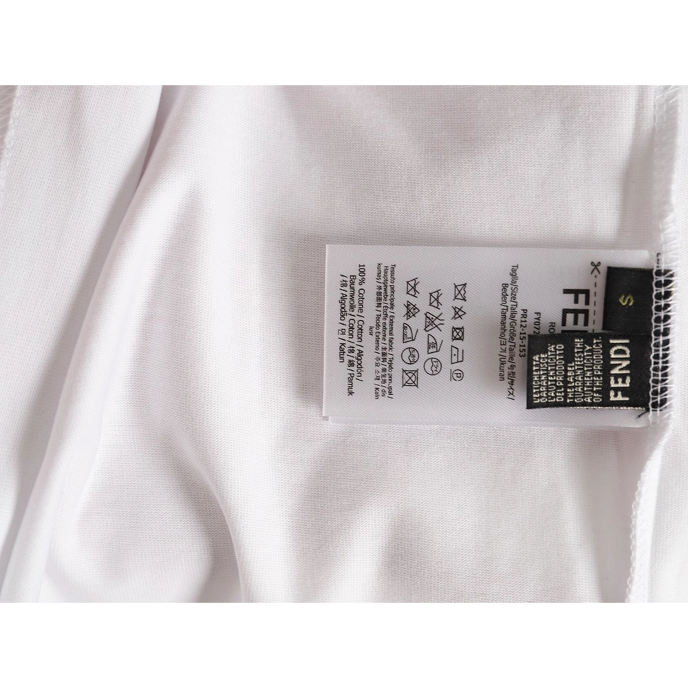 Fendi monster eye letter short-sleeved T-shirt,Fendi
