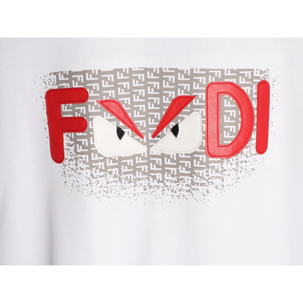 Fendi monster eye letter short-sleeved T-shirt,Fendi