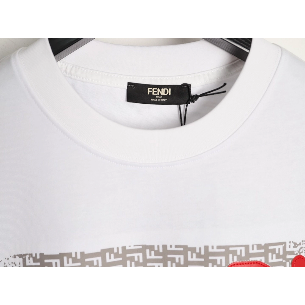 Fendi monster eye letter short-sleeved T-shirt,Fendi
