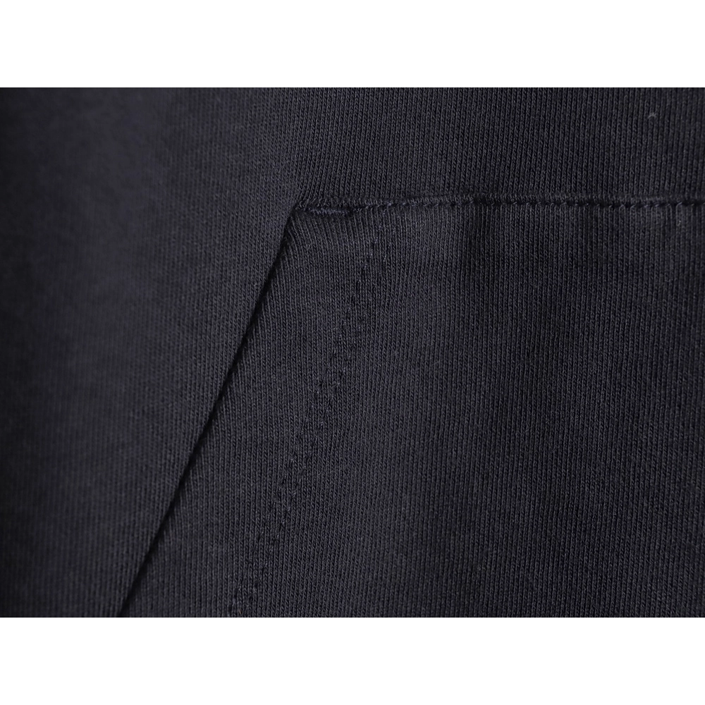 Fendi Blue Letter-Embroidered Hoodie,Fendi