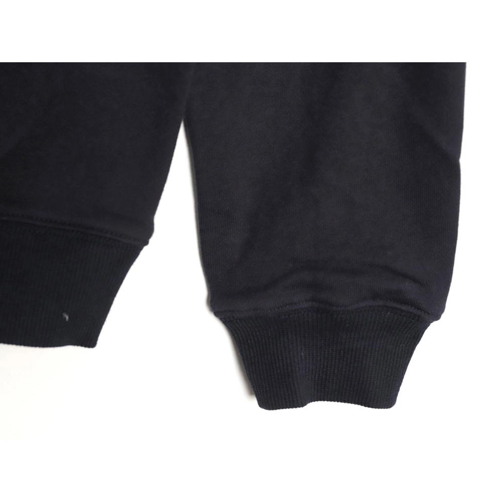 Fendi Blue Letter-Embroidered Hoodie,Fendi