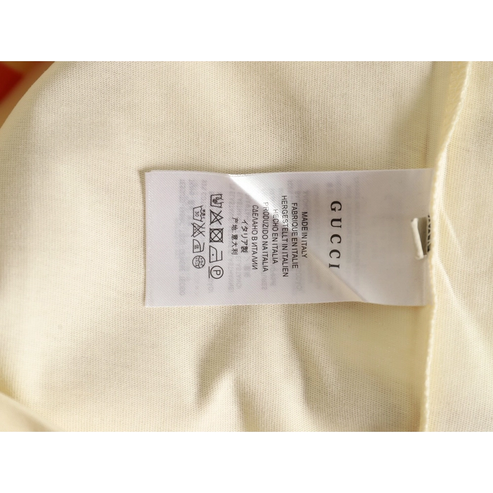 Gucci Canvas Bag Kitten Heavy Craft Short-Sleeve T-Shirt,Gucci
