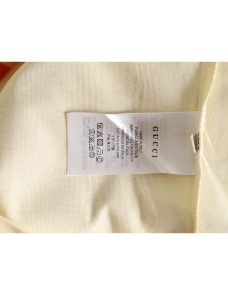 Gucci Canvas Bag Kitten Heavy Craft Short-Sleeve T-Shirt,Gucci
