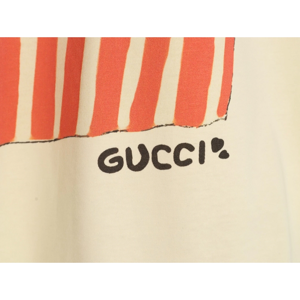 Gucci Canvas Bag Kitten Heavy Craft Short-Sleeve T-Shirt,Gucci