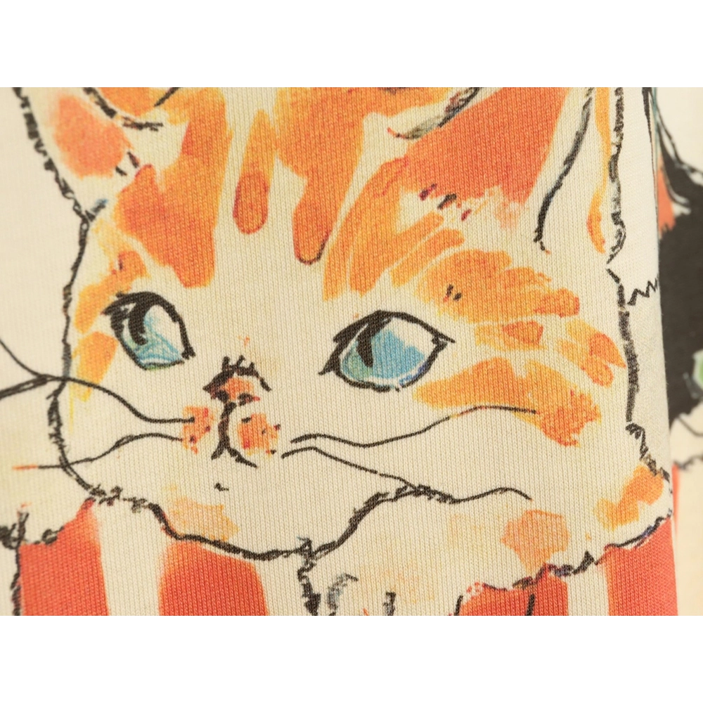 Gucci Canvas Bag Kitten Heavy Craft Short-Sleeve T-Shirt,Gucci