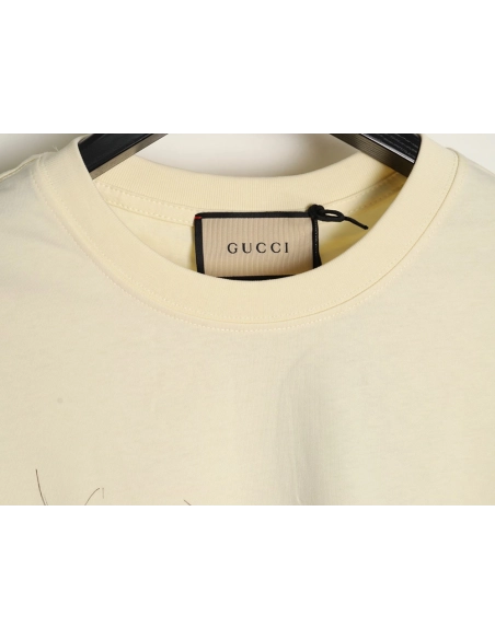 Gucci Sketch Puppy Short-Sleeve T-Shirt,Gucci