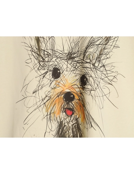 Gucci Sketch Puppy Short-Sleeve T-Shirt,Gucci