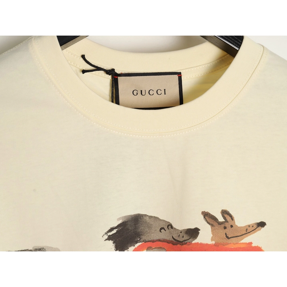 Gucci Animal Bus Printed Short-Sleeve T-Shirt,Gucci