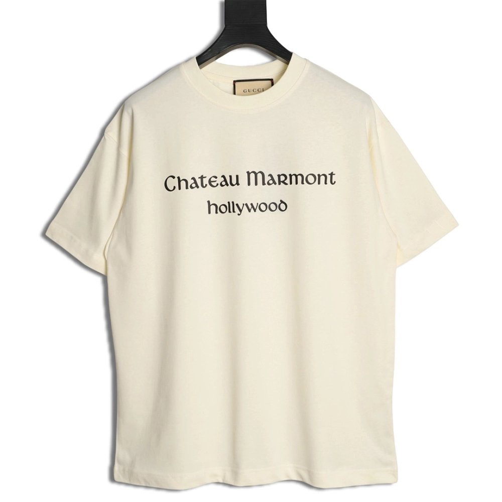 Gucci Floral Letter Print Short-Sleeve T-Shirt,Gucci
