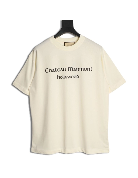 Gucci Floral Letter Print Short-Sleeve T-Shirt,Gucci