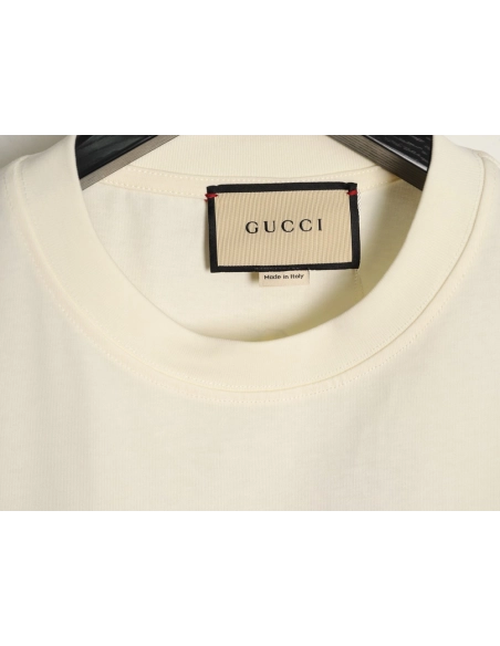 Gucci Floral Letter Print Short-Sleeve T-Shirt,Gucci